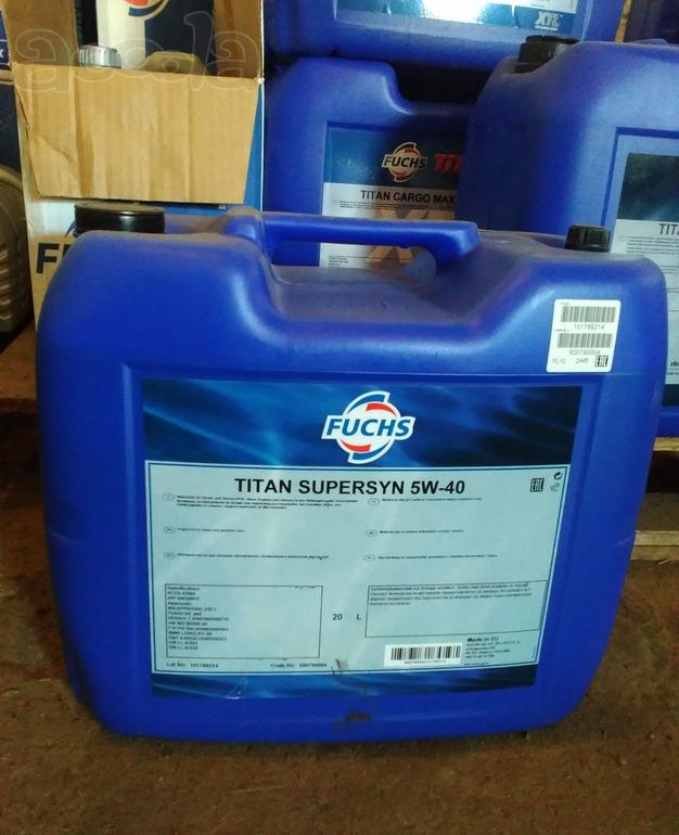 Моторное масло Fuchs titan supersyn 5W-40 (20 л.)