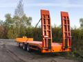 Низкорамный прицеп для перевозки дорожно-строительной спец техники массой до 9 тонн