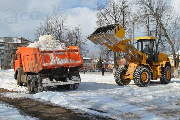 Механизированная уборка снега с последующим вывозом и утилизацией